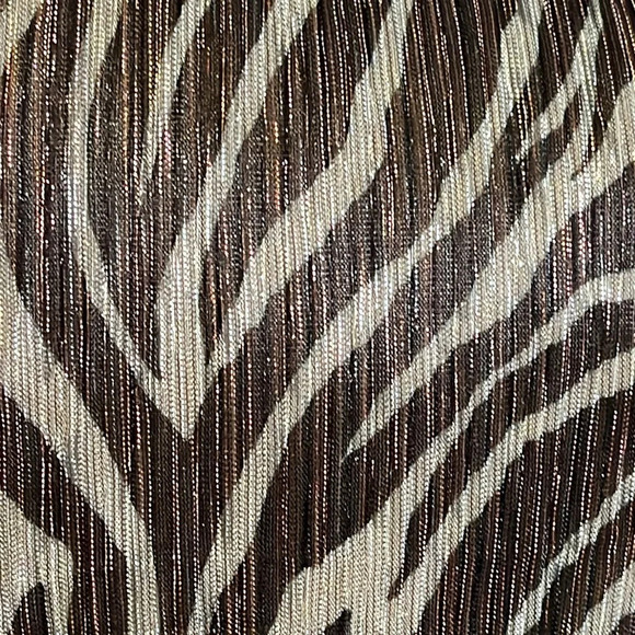 Anthropologie Eri + Ali metallic faux wrap sleeveless elastic waistband blouse - Picture 17 of 17